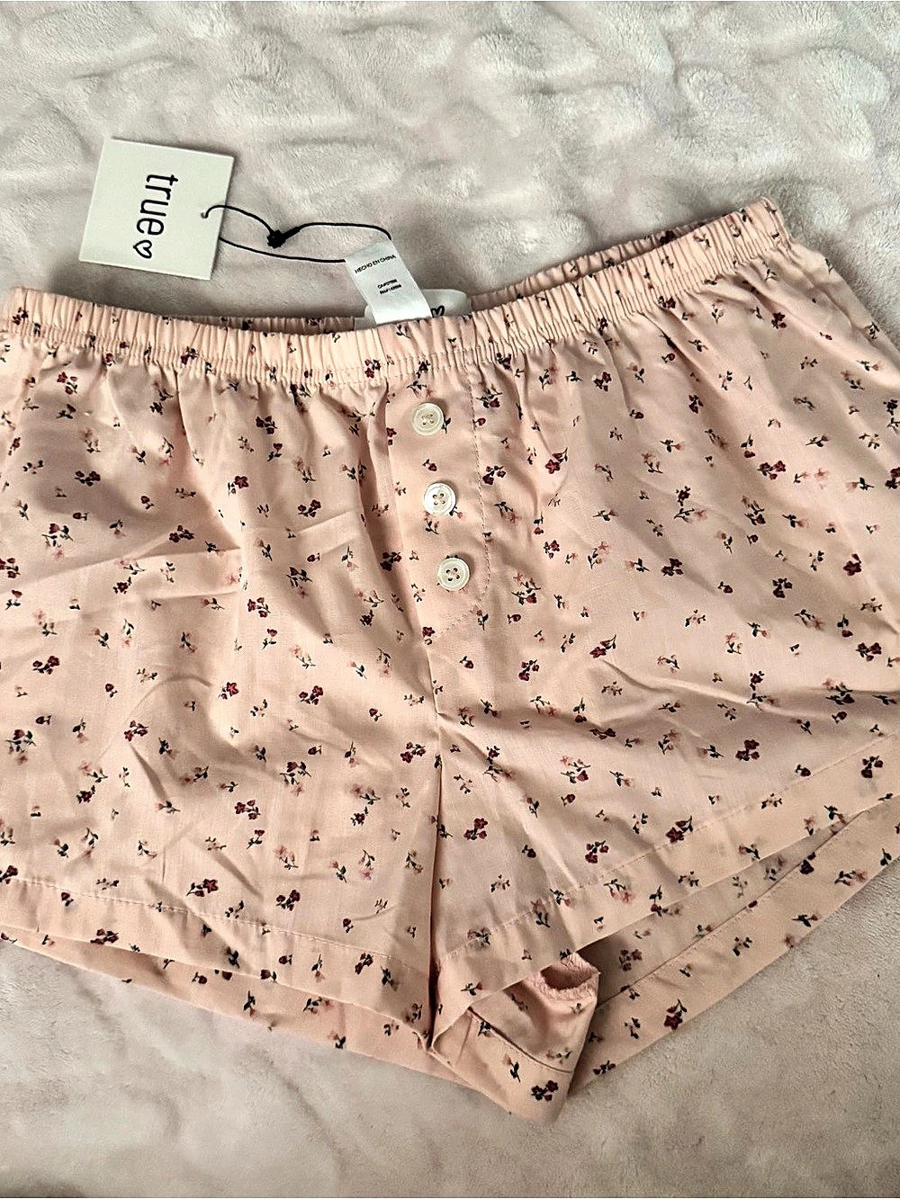 Floral High-Waist Shorts